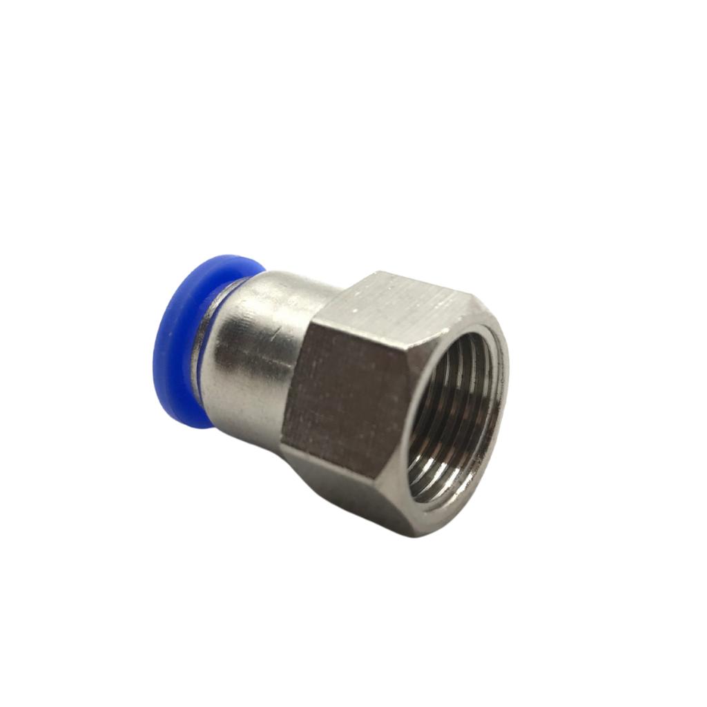 PA/SA Female Straight Push-Fit Air Fitting – 200 PSI Pneumatic Tube Connector